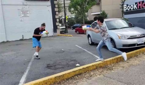 Watch Youngsters Challenge Strangers On The Street To Watergun Fight
