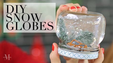Make These Easy Snow Globes At Home For Christmas Youtube