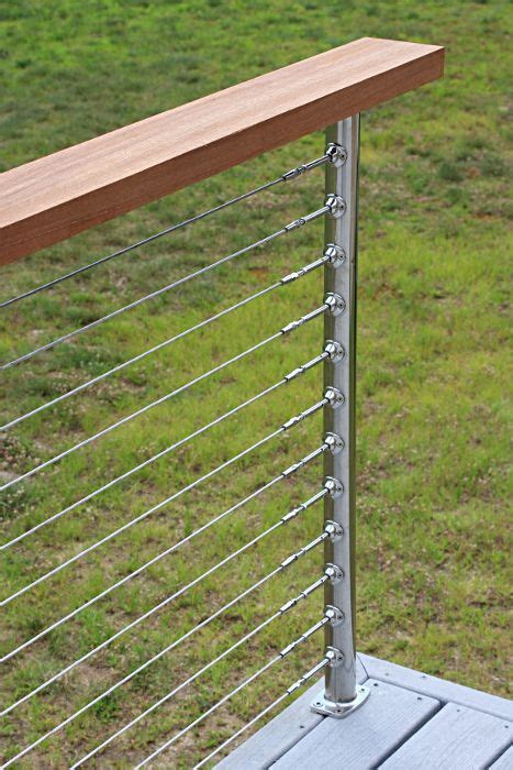 Deck Railing Photo Gallery Stainless Steel Cable Railing With Wooden