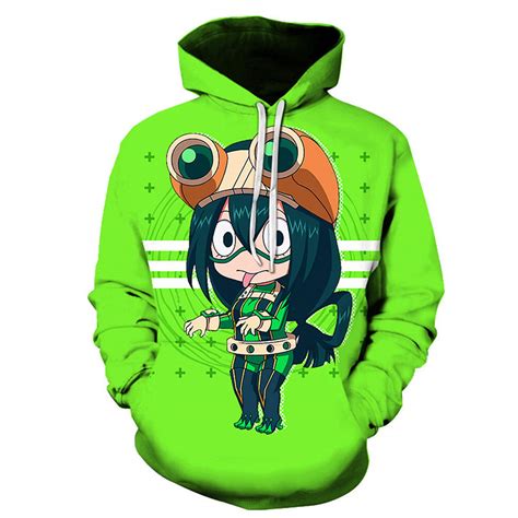 Buy Animecoserhero Academia Hoodie Anime Mha Sweatshirt Froppy Asui