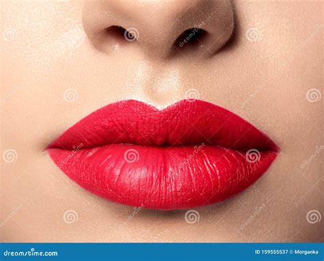 close up view of beautiful woman lips stock image image of model closeup 159555537