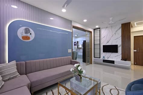 This 3bhk Apartment Shows Distinct Colors And Materials Spread Hc