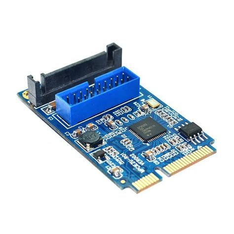 Motherboard Mini Pci Express To Dual Usb Pin Expansion Card