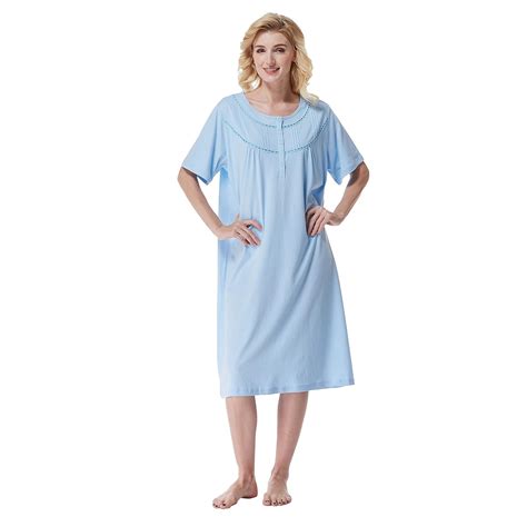 Buy Keyocean Nightgowns For Ladies Soft 100 Cotton Lightweight Comfortable Women Nightgown