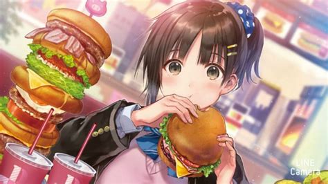 Pin On Anime Girls Food