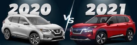 Compare 2021 Nissan Rogue Vs 2020 Nissan Rogue