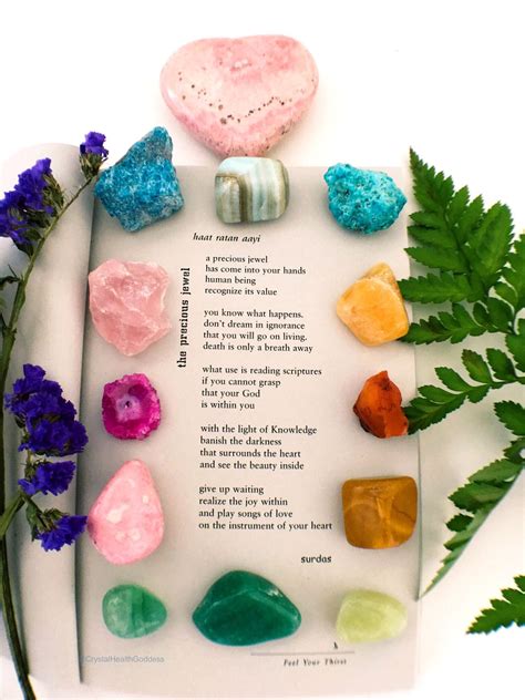 Crystal Healing For The Spirit Body And Mind Poems To Feed The Soul