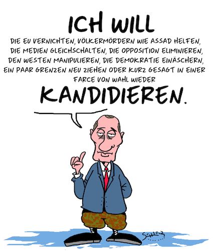 Präsidentenwahl Von Karsten Schley Politik Cartoon Toonpool