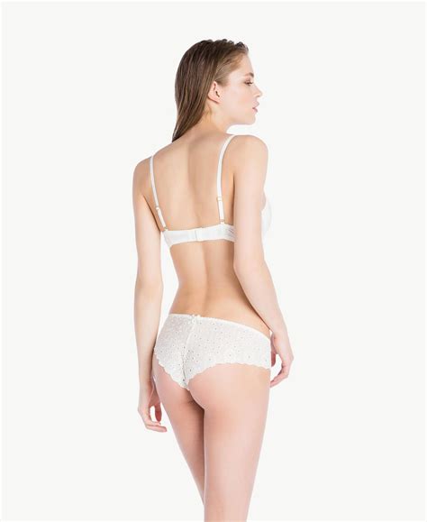 Broderie Anglaise Balconette Bra B Cup