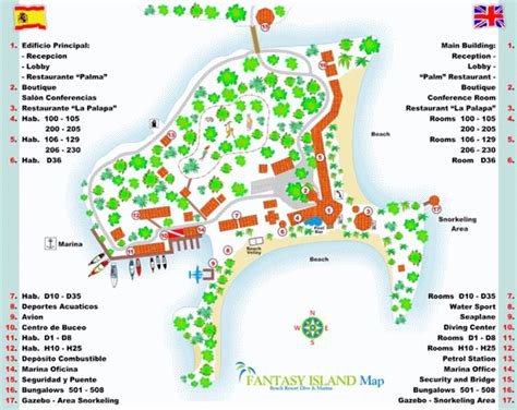 Fantasy island is situated nearby to ingoldmells point. Resort Map | Fantasy Island Beach Resort | Roatan, Honduras