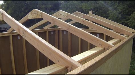 How To Build A Roof Frame For A Shed Builders Villa