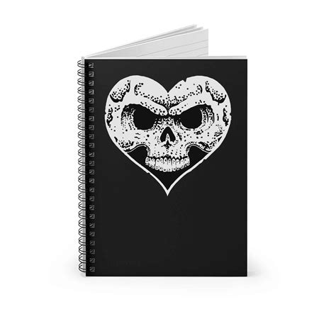 Alexisonfire Heart Skull Logo Spiral Notebook
