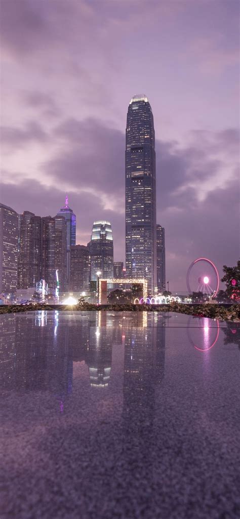 1125x2436 City Hong Kong Cityscape Urban Metropolis Building 4k Iphone