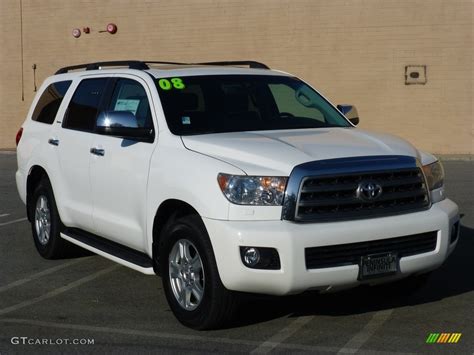 2008 Super White Toyota Sequoia Limited 4wd 117178032