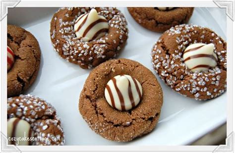 Hershey kiss cookies chewy gingerbread cookies german baking christmas biscuits holiday baking christmas desserts cookie decorating cookie recipes food to make. Lily & Frog Friday 5: 5 Hershey's Kiss Christmas Cookies | Lily & Frog