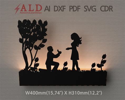 Shadow Box Laser Cut Files Lightbox Svg Files Dxf Files for Laser
