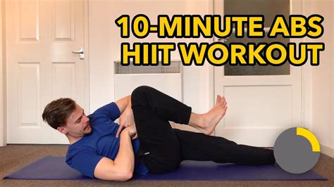 10 Minute Abs Hiit Workout 3030 5 Moves 2 Rounds Youtube