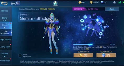 Mobile Legends Zodiac Skins Complete List Prices Dates How To Get
