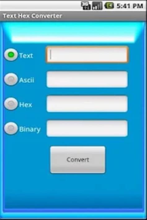 Text Hex Converter For Android Download