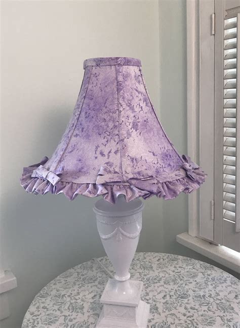 Lavender Lamp Shade Purple Lamp Shade Lavender Frosted Lamp Shade