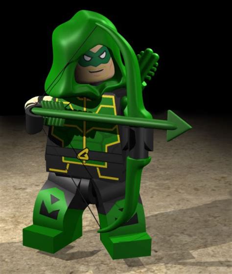 Green Arrow Lego Super Heroes Lego Minifigs Lego Batman