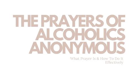 Aa Daily Prayers What Prayer Is And How To Do It Effectively