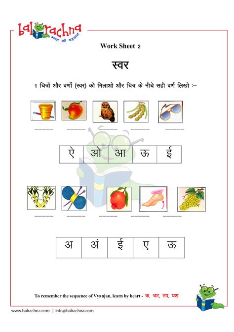 Hindi Varnamala Alphabets With Pictures Vowels Hindi Swar Images And