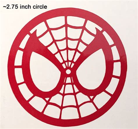 Every day new 3d models from all over the world. Spider-Man circle logo symbol vinyl decal sticker red by ...