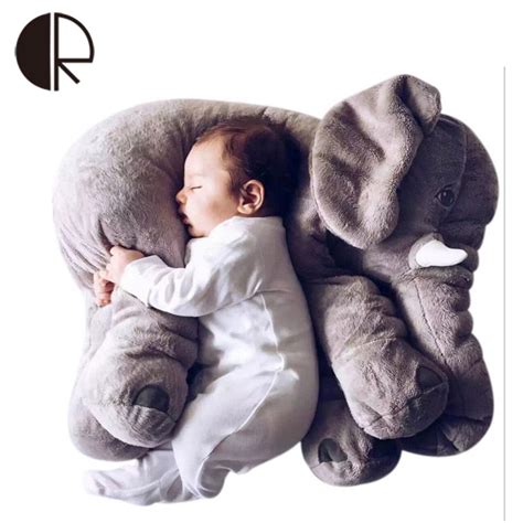 60cm Super Soft Big Elephant Baby Sleeping Cushionpillow Kids