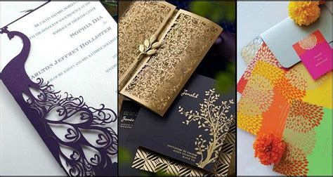 Unique And Creative Wedding Card Designs Of Every Style