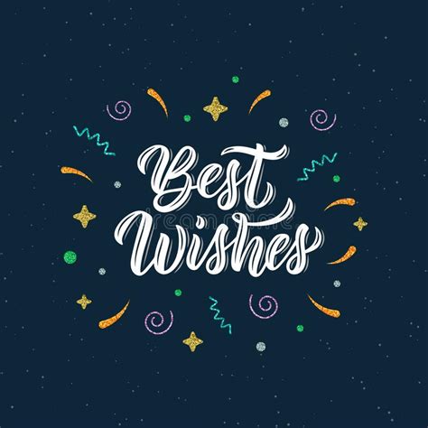 Best Wishes Hand Written Stock Illustrations 239 Best Wishes Hand