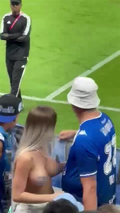 Fears Grow Over Argentina Fan Who Went TOPLESS As New Footage Emerges