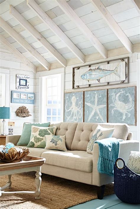 Even if you live far away from the beach, the relaxation you can achieve by having coastal bedroom decor is undeniable. 26 Coastal Living Room Ideas: Give Your Living Room An Awe ...