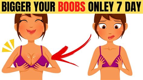 how to get bigger boobs in 7 days with home remedy youtube