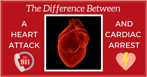 The Difference Between A Heart Attack And Cardiac Arrest