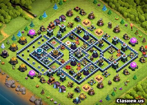 Hey guys, we are here to share a new th9 war base 2018 with you. Town Hall 13 TH13 War/Trophy base #1449 With Link [10 ...