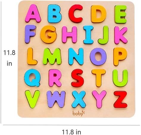 Alphabet Puzzleboby Abc Letter Puzzles For Toddlers1 2 3 Years Old