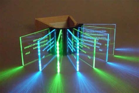 Plexiglass Art Perspex Sub Box Looks Like They Stream Led Light