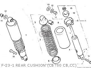 Honda CB750C 1982 (C) CANADA parts lists and schematics