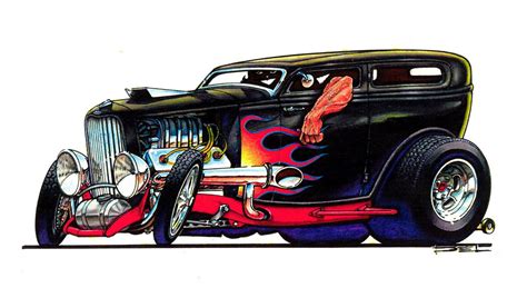 Cartoon Hot Rods Illustrations Cartoons And Hot Rods Boat Cartoon Cartoon Car Drawing Car