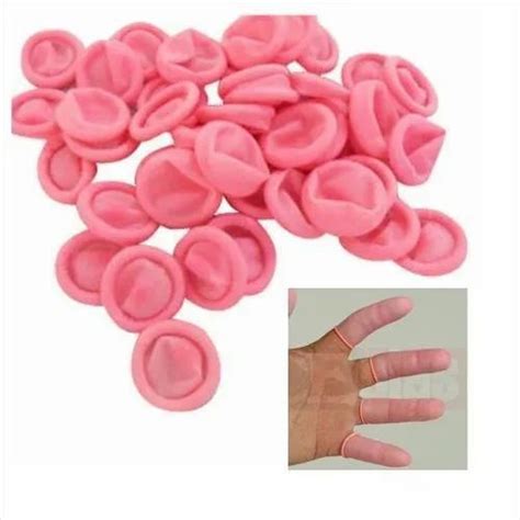 Pink Latex Antistatic Esd Finger Cot Size Free Size Rs 550packet