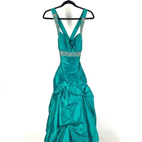 Jodi Kristopher Dresses Jodi Kristopher Juniors Emerald Flare