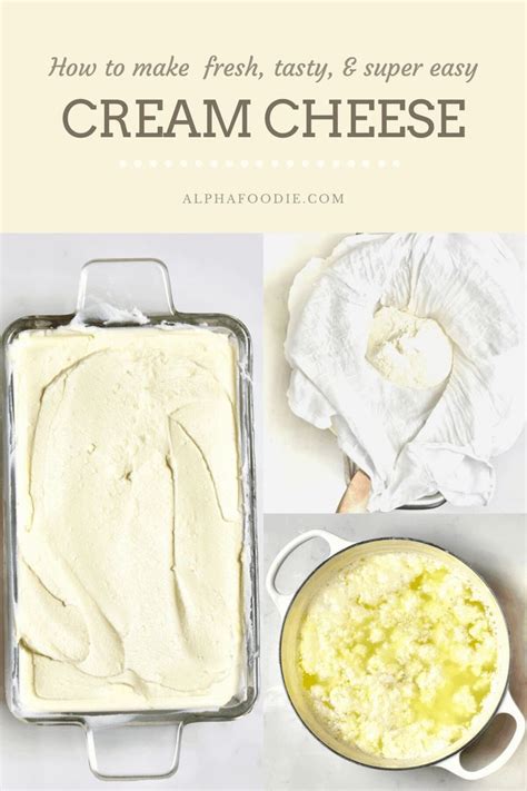 Homemade Cream Cheese Recipe Make Cream Cheese Cream Cheese Recipes
