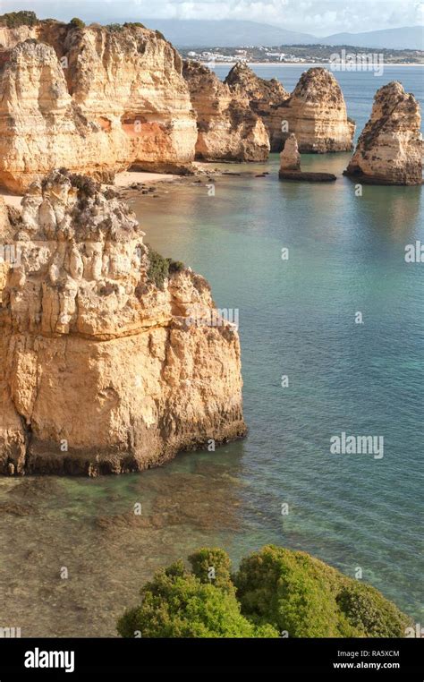 Ponta Da Piedade Mercy Point Rock Formations Lagos Algarve