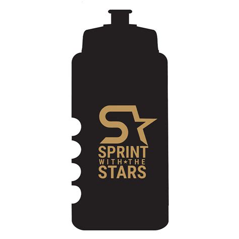 Swts Water Bottle Black Sprint With The Stars