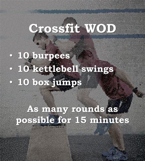 Crossfit Wod 1 15 Minute Full Body Cirucuit Wod Crossfit Crossfit