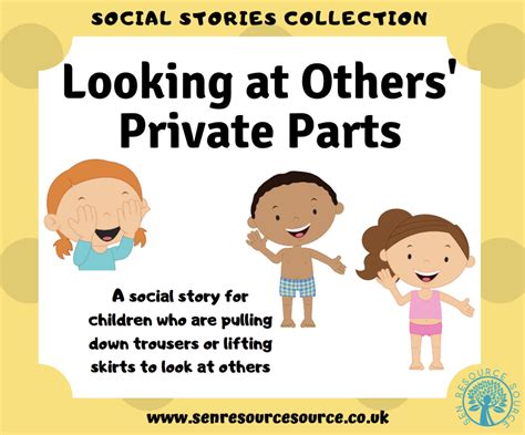 Looking At Others Private Parts Social Story Made By Teachers