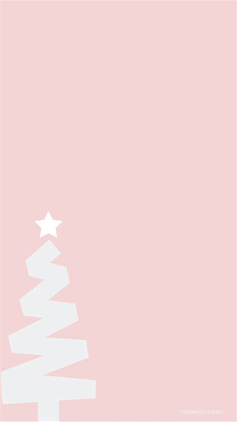 Pink Aesthetic Christmas Wallpapers Wallpaper Cave