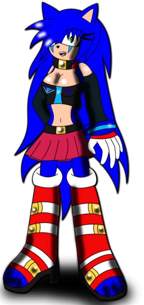 Riria As The Blue Female Sonic By Selanairequeen On Deviantart