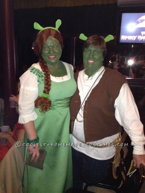Great Couple Costume Idea Shrek And Fiona Cute Halloween Costumes
